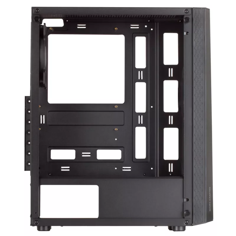 Mars Gaming MC-ART Juoda ATX Gaming PC Case Double Drawable Tempered Glass ARGB 12 Modes 12cm Fan