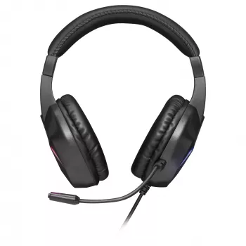 Mars Gaming MH122 Juoda, FRGB Over Ear Gaming Headset su Microphone, HiFi Sound, Sound Cancellation, Ultra Lightweight, PS4 PS5 Xbox Switch Tablet Windows Mac