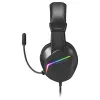 Mars Gaming MH122 Juoda, FRGB Over Ear Gaming Headset su Microphone, HiFi Sound, Sound Cancellation, Ultra Lightweight, PS4 PS5 Xbox Switch Tablet Windows Mac