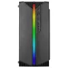 Mars Gaming MC-S1 Juoda Compact Micro-ATX Gaming PC Case ARGB Lighting 12 Modes FRGB Fan Full Side Window