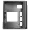 Mars Gaming MC-S1 Juoda Compact Micro-ATX Gaming PC Case ARGB Lighting 12 Modes FRGB Fan Full Side Window