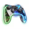 Mars Gaming MGP-24 belaidis žaidimų pultelis 2.4GPRO Neon RGB dviguba haptinė vibracija analoginės vairalazdės valdiklis PC PS3 PS4 XBOX360 Raspberry Pi Mac Android