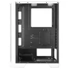 Mars Gaming MC-C White PC ATX korpusas, metalinio tinklelio priekinis skydelis, grūdinto stiklo langas, 3 priekiniai FRGB 120 mm ventiliatoriai