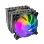 Mars Gaming MCPU-XT Juoda CPU Heatsink Dual Tower Cooling 6 HCT Heatpipes TDP 300W 2 ARGB PWM 12cm Fans