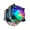 Mars Gaming MCPU-XT Juoda CPU Heatsink Dual Tower Cooling 6 HCT Heatpipes TDP 300W 2 ARGB PWM 12cm Fans