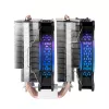 Mars Gaming MCPU-XT Juoda CPU Heatsink Dual Tower Cooling 6 HCT Heatpipes TDP 300W 2 ARGB PWM 12cm Fans