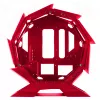 Mars Gaming MCORB Red Micro-ATX XL Gaming PC Case Custom Circular Design Double Tempered Glass