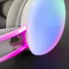 Mars Gaming MH-GLOW White 360° Full Chroma RGB Flow Headset Noise Cancelling Microphone Ultra-Lightweight Design Mempory-Foam Earpads Universal Compatibility