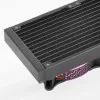 Mars Gaming ML-ULTRA360 Juoda skysčio CPU aušintuvas TDP 650W begalybės veidrodis 3 tylūs FDB ARGB ventiliatoriai ARGB vamzdeliai universalus multisocket
