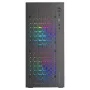 Mars Gaming Ultra-kompaktiškas žaidimų korpusas MC-COREW, Mini bokštas, PC, Juodas, micro ATX, Mini-ITX, Metalas, Grūdintas stiklas, Žaidimams
