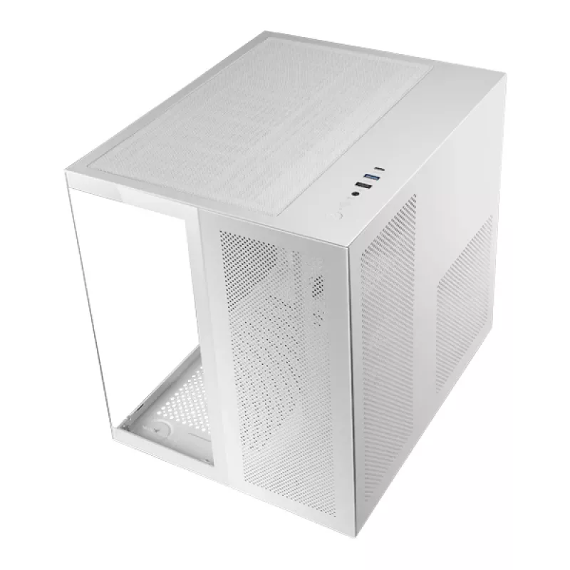 Mars Gaming Custom Premium Mini Tower MC-NOVAMW, Mini Tower, PC, balta, micro ATX, Mini-ITX, metalas, grūdintas stiklas, žaidimams