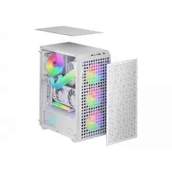 Mars Gaming MC-MAG Midi Tower baltas