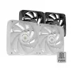 Mars Gaming MF-NCLX2W Kompiuterio korpuso ventiliatorius 12 cm Baltas 2 vnt.