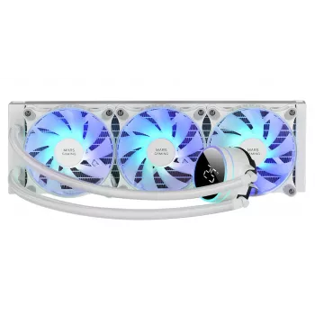 Mars Gaming ML-LCD360W procesoriaus skysčio aušinimo rinkinys 12 cm Baltas 1 vnt.