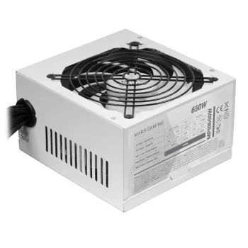 Mars Gaming MPIII650 maitinimo blokas 650 W 20+4 kontaktų ATX ATX baltas