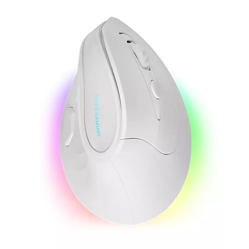Mars Gaming MMSKW pelė, dešiniarankė, belaidė RF + Bluetooth, optinė, 8400 DPI