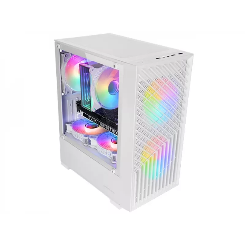 Mars Gaming MC-VORTEXW Mini Tower White