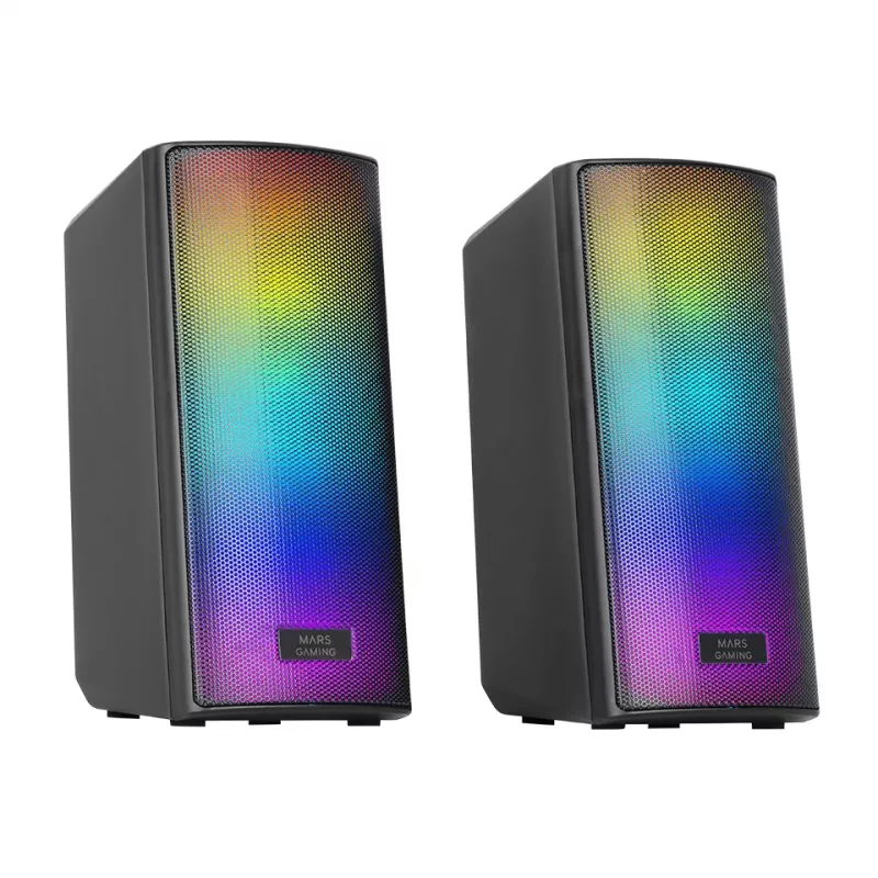 Mars Gaming MSRGB2 nešiojama/vakarėlių kolonėlė Stereo nešiojama kolonėlė Juoda 15 W