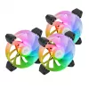 Mars Gaming MF3AR kompiuterio aušinimo sistema Kompiuterio korpuso ventiliatorius 12 cm Juoda 3 vnt.