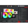 Mars Gaming ML-VISION240W AIO skysčio aušintuvas CPU, 240 mm, RGB, baltas