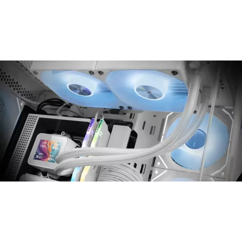 Mars Gaming ML-VISION240W AIO skysčio aušintuvas CPU, 240 mm, RGB, baltas