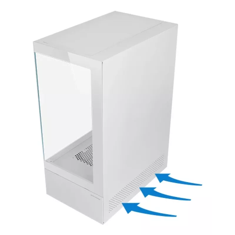 Mars Gaming MC-XOW Midi Tower Baltas