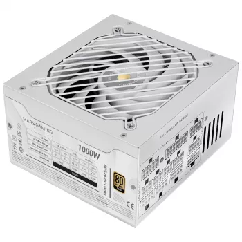 Mars Gaming MPB1000PSIW maitinimo blokas 1000 W 24 kontaktų ATX ATX Baltas