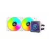 Mars Gaming ML-VISIONPRO240W procesoriaus „viskas viename“ skysčio aušintuvas 12 cm baltas 1 vnt.
