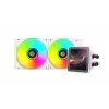 Mars Gaming ML-VISIONPRO240W procesoriaus „viskas viename“ skysčio aušintuvas 12 cm baltas 1 vnt.