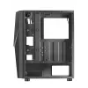 Mars Gaming MC777, ATX kompiuterio korpusas, ARGB apšvietimas, juodas, PC, juoda, ATX, micro ATX, Mini-ITX, mėlyna, žalia, raudona, 15,8 cm, 31,8 cm