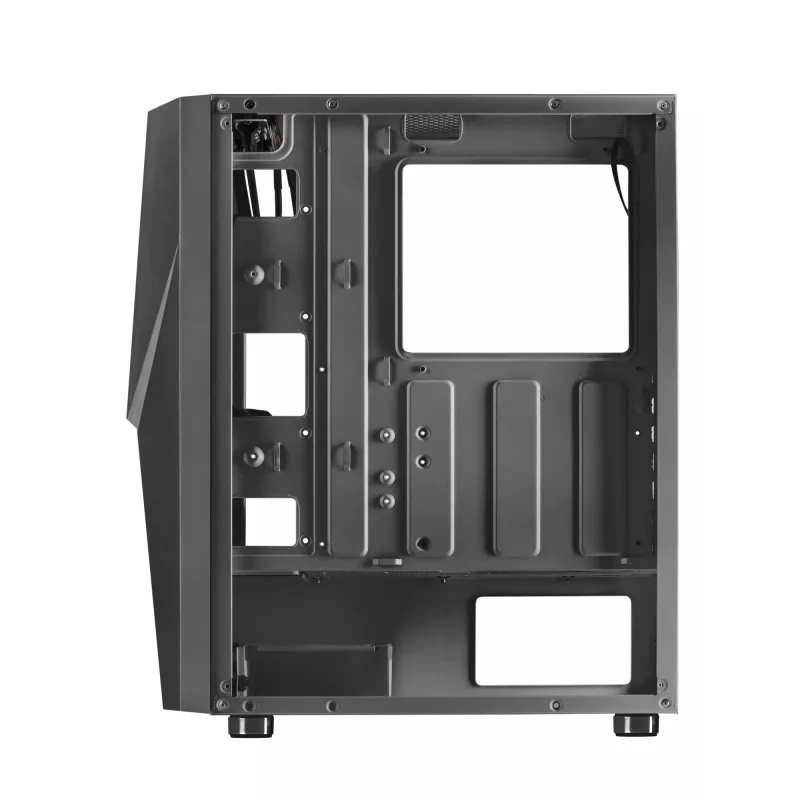Mars Gaming MC777, ATX kompiuterio korpusas, ARGB apšvietimas, juodas, PC, juoda, ATX, micro ATX, Mini-ITX, mėlyna, žalia, raudona, 15,8 cm, 31,8 cm
