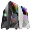 Mars Gaming MC777, ATX kompiuterio korpusas, ARGB apšvietimas, juodas, PC, juoda, ATX, micro ATX, Mini-ITX, mėlyna, žalia, raudona, 15,8 cm, 31,8 cm