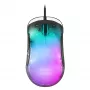 Mars Gaming MMGLOW žaidimų pelė RGB Chroma-Glow veidrodinė apdaila 12800 DPI juoda