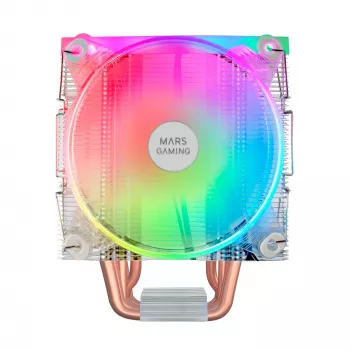 Mars Gaming MCPU66 Triple ARGB CPU aušintuvas 6 šilumos vamzdeliai HCT TDP 220W 2 ventiliatoriai 12cm