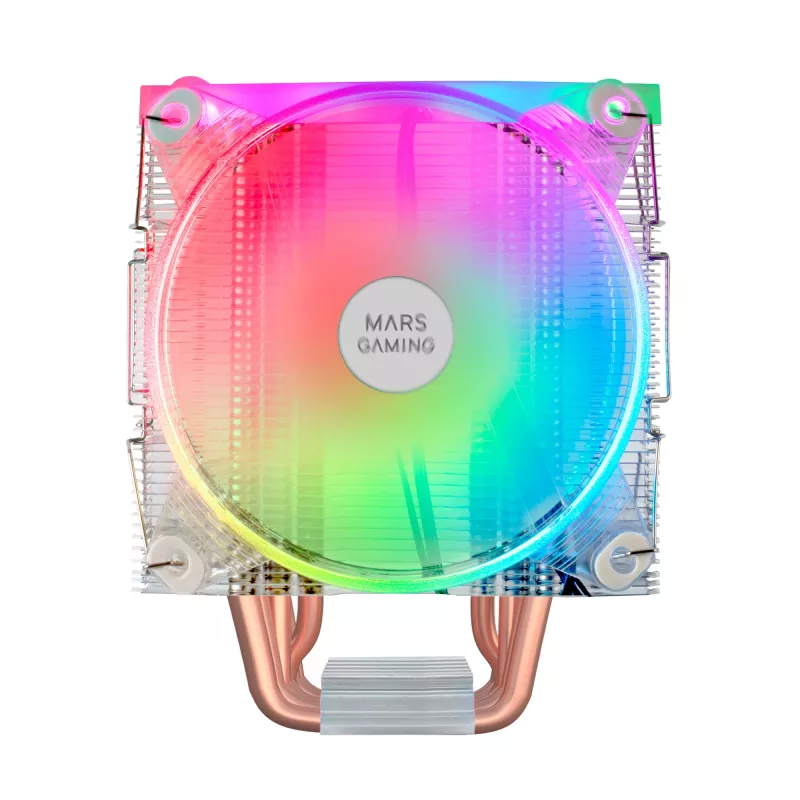 Mars Gaming MCPU66 Triple ARGB CPU aušintuvas 6 šilumos vamzdeliai HCT TDP 220W 2 ventiliatoriai 12cm