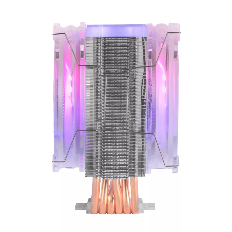 Mars Gaming MCPU66 Triple ARGB CPU aušintuvas 6 šilumos vamzdeliai HCT TDP 220W 2 ventiliatoriai 12cm
