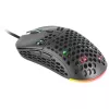 Mars Gaming MM55 Juoda RGB Chroma Gaming pelė Ultra-lightweight 55g 12800 DPI HUANO Mechanical Switches