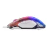 Mars Gaming MMGLOW Chroma-Glow RGB žaidimų pelė veidrodinė apdaila itin lengva 12800 DPI balta