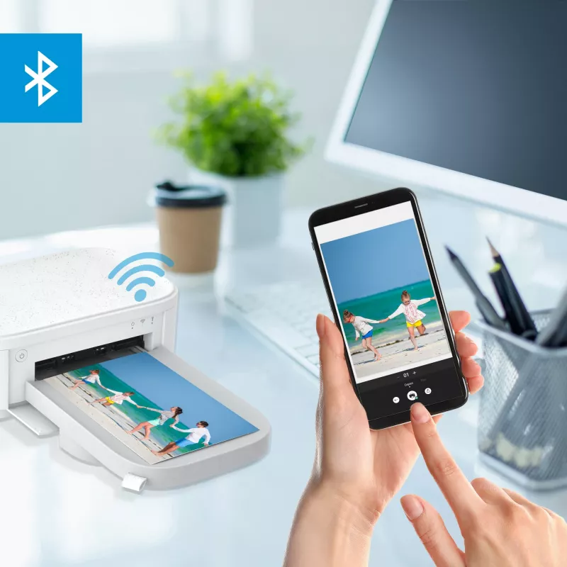 HP Sprocket Studio Plus nuotraukų spausdintuvas Dažų sublimacija 300 x 300 DPI 4 col. x 6 col. (10x15 cm) Wi-Fi