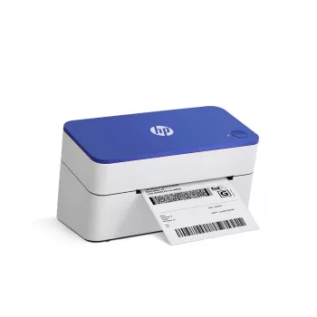 Etikečių spausdintuvas HP HPKE100 tiesioginis terminis 203 x 203 DPI 127 mm/sek laidinis USB balta/mėlyna