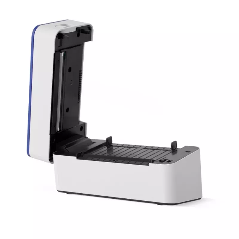 Etikečių spausdintuvas HP HPKE100 tiesioginis terminis 203 x 203 DPI 127 mm/sek laidinis USB balta/mėlyna