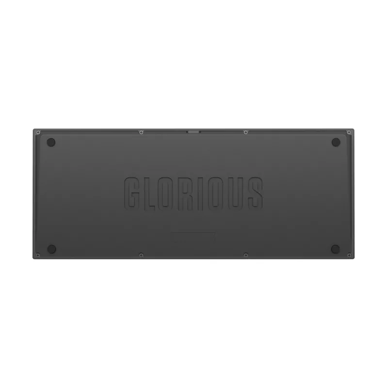 Klaviatūros plikas korpusas GLORIOUS GMMK Pro — 75% aliuminio korpusas, juodas, 332×135×32 mm, 1,5 kg
