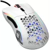 Glorious Gaming Glorious Model D Minus - Matinė balta, dešiniarankė, optinė, USB Type-A, 3200 DPI, 1 ms, Balta