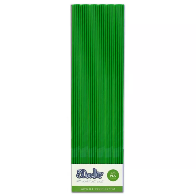 3D spausdinimo medžiaga 3Doodler PL03-GRAS polipieno rūgštis PLA žalia 2 g