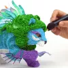 3D spausdinimo medžiaga 3Doodler PL03-GRAS polipieno rūgštis PLA žalia 2 g