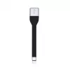 ITEC USB-C į DisplayPort adapteris i-tec USB-C plokščias DP Adapter 4K/60 Hz, 0,11 m kabelis, juodas