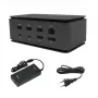i-tec Metal USB4 dokinimo stotelė Dual 4K HDMI DP su maitinimo tiekimu 80 W + universalus įkroviklis 100 W