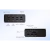 i-tec Metal USB4 dokinimo stotelė Dual 4K HDMI DP su maitinimo tiekimu 80 W + universalus įkroviklis 100 W