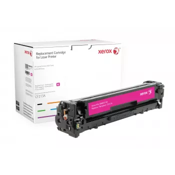 Xerox purpurinis dažų kasetė. Atitinka HP CF213A. Suderinama su HP LaserJet Pro 200 M251, LaserJet Pro 200 MFP M276