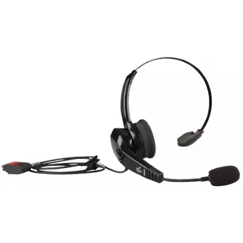 “Zebra HS3100” laisvų rankų įranga belaidė ant galvos juostos uždedama biurui / skambučių centrui “Bluetooth” juoda